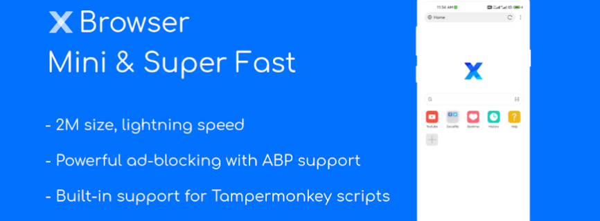 XBrowser – Mini & Super fast